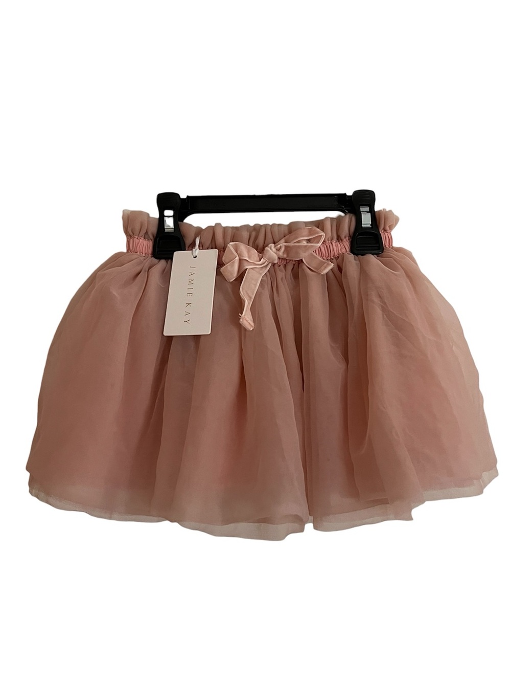 NEW Jamie Kay Dusty Rose Tulle Skirt with Bow Waist